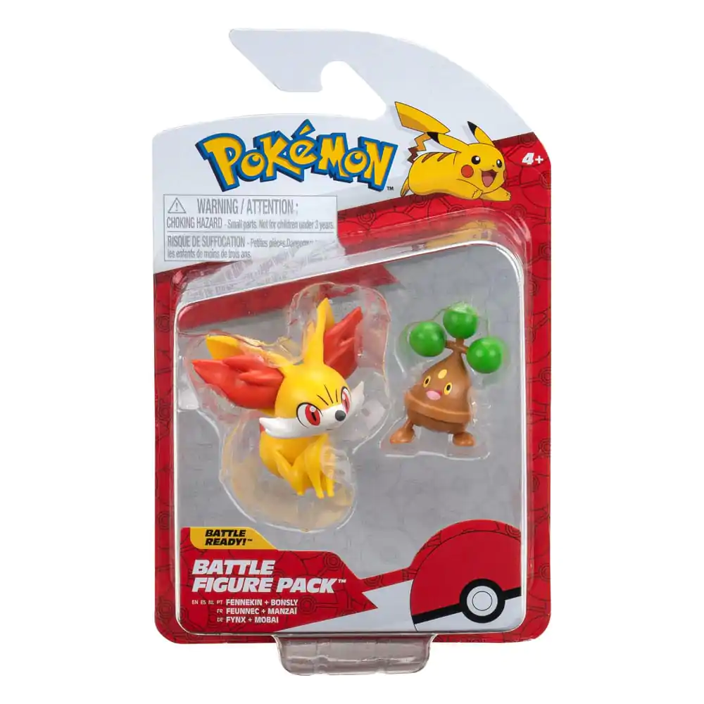 Pokémon Battle Figure First Partner Set Figura 2-Pack Fennekin, Bonsly 5 cm fotografija izdelka