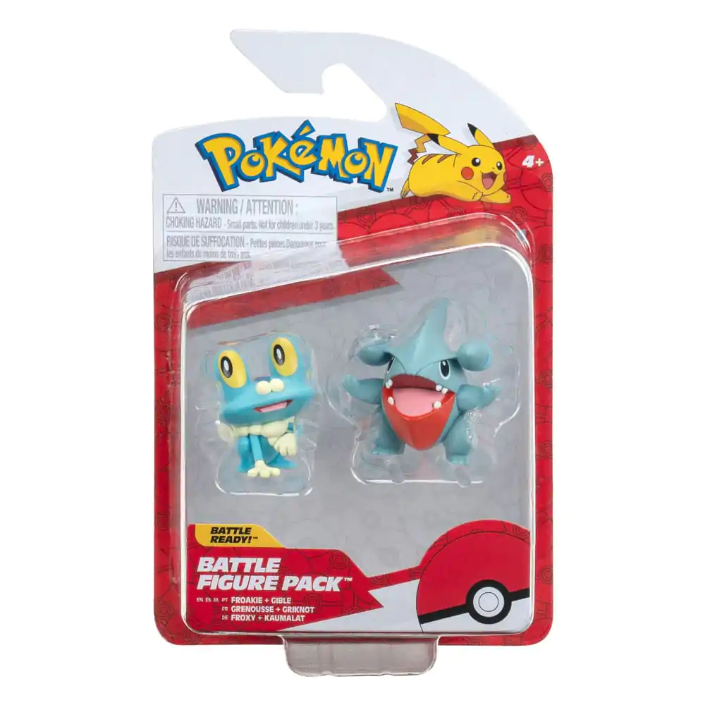 Pokémon Battle Figure First Partner Set Figura 2-Pack Gible, Froakie 5 cm fotografija izdelka