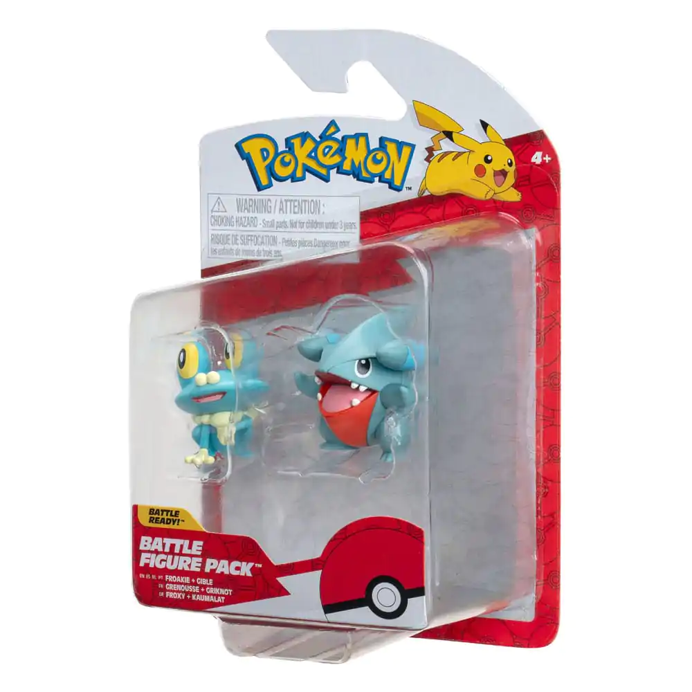 Pokémon Battle Figure First Partner Set Figura 2-Pack Gible, Froakie 5 cm fotografija izdelka