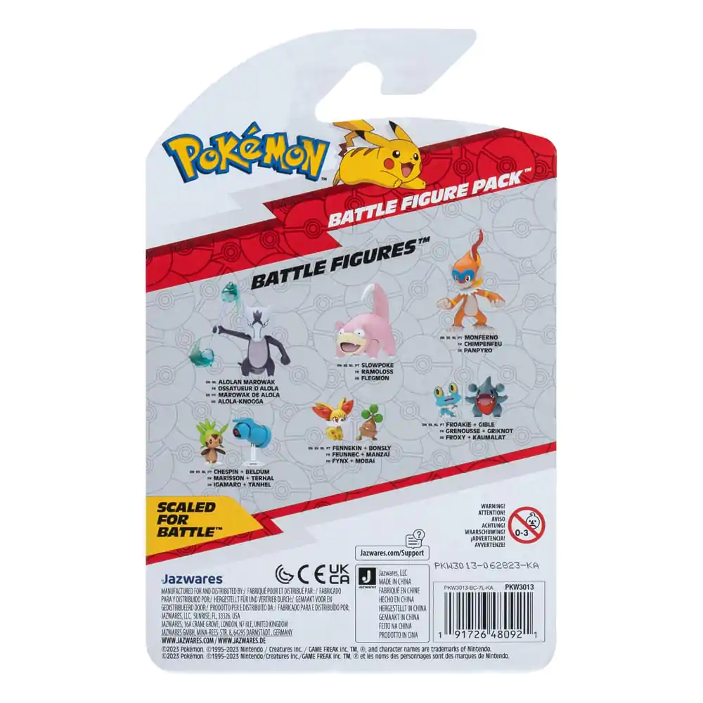 Pokémon Battle Figure First Partner Set Figura 2-Pack Gible, Froakie 5 cm fotografija izdelka