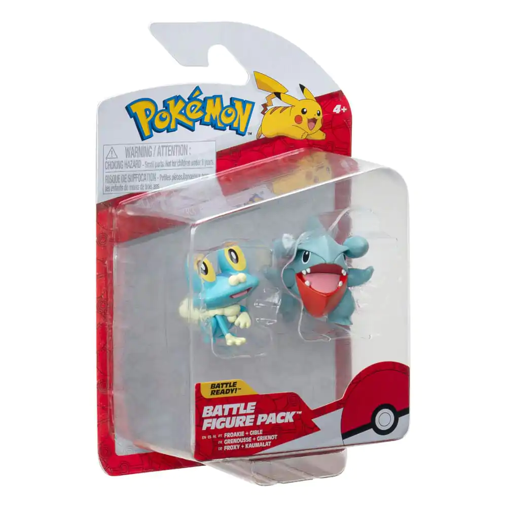 Pokémon Battle Figure First Partner Set Figura 2-Pack Gible, Froakie 5 cm fotografija izdelka