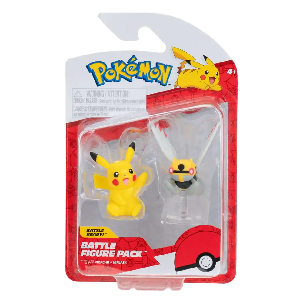 Pokémon Battle Figure Set Figura 2-Pack Ninjask & Pikachu #7 fotografija izdelka