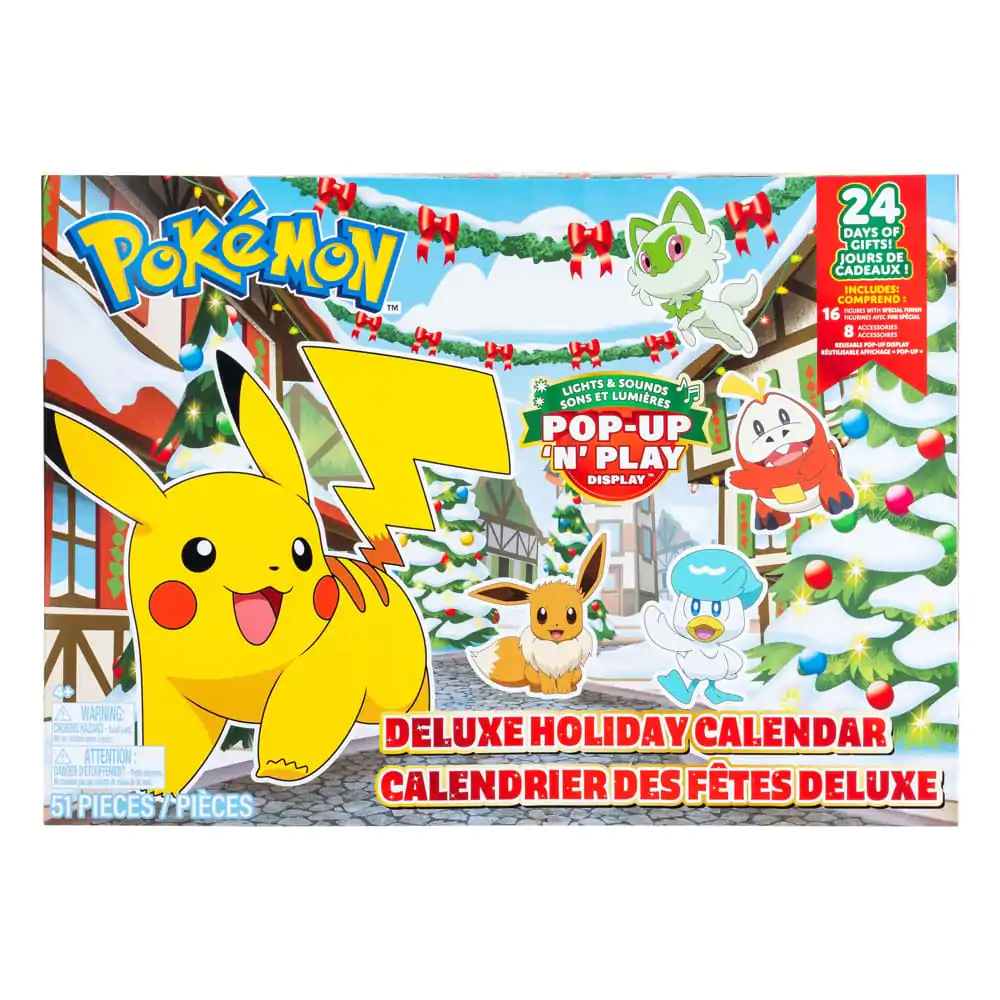 Pokémon Battle Figures Deluxe Advent Calendar Praznični adventni koledar 2024 *Version DE/FR/NL* fotografija izdelka