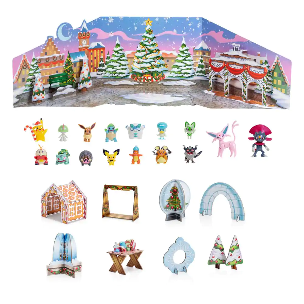 Pokémon Battle Figures Deluxe Advent Calendar Praznični adventni koledar 2024 *Version DE/FR/NL* fotografija izdelka