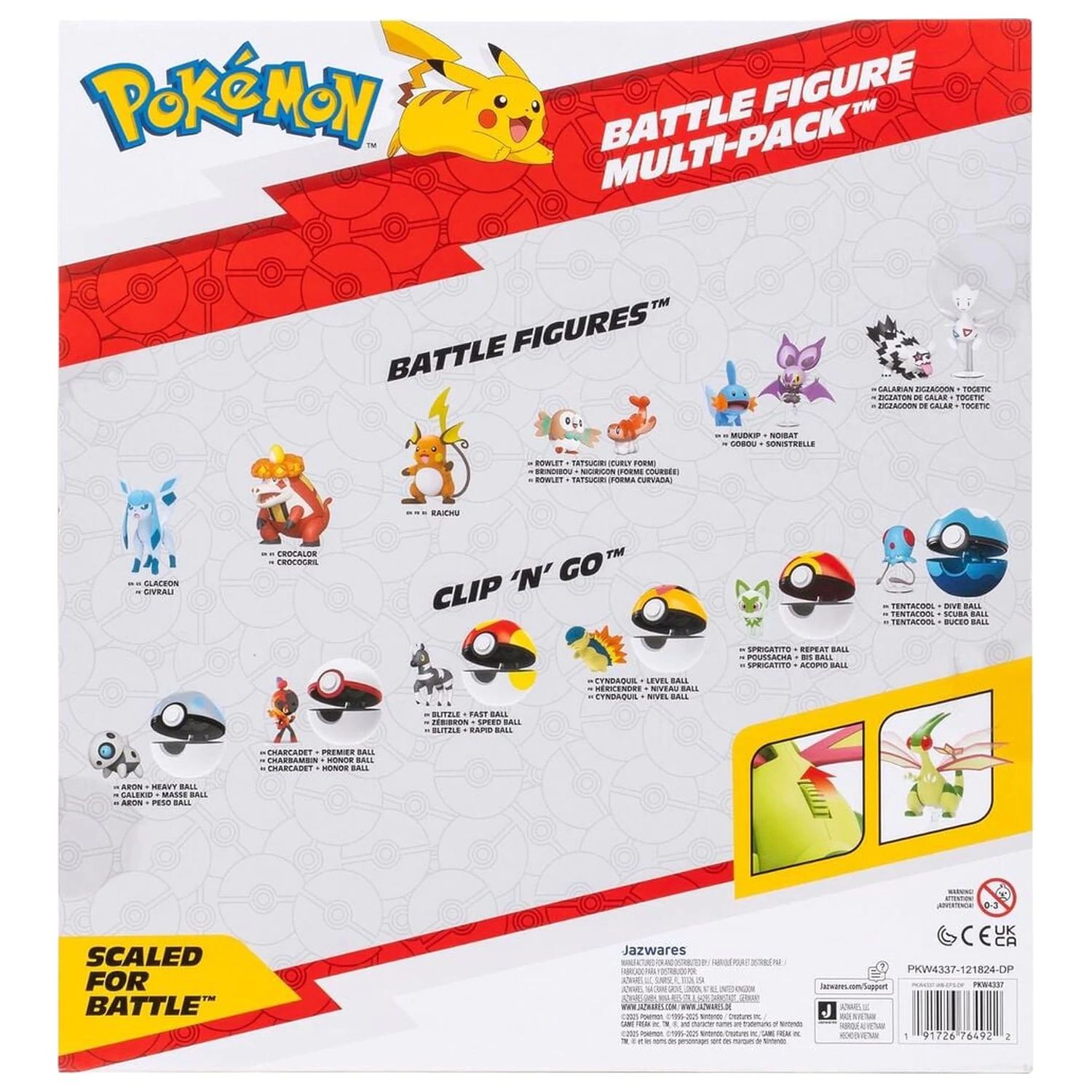 Pokemon Battle Ready paket 10 figur fotografija izdelka