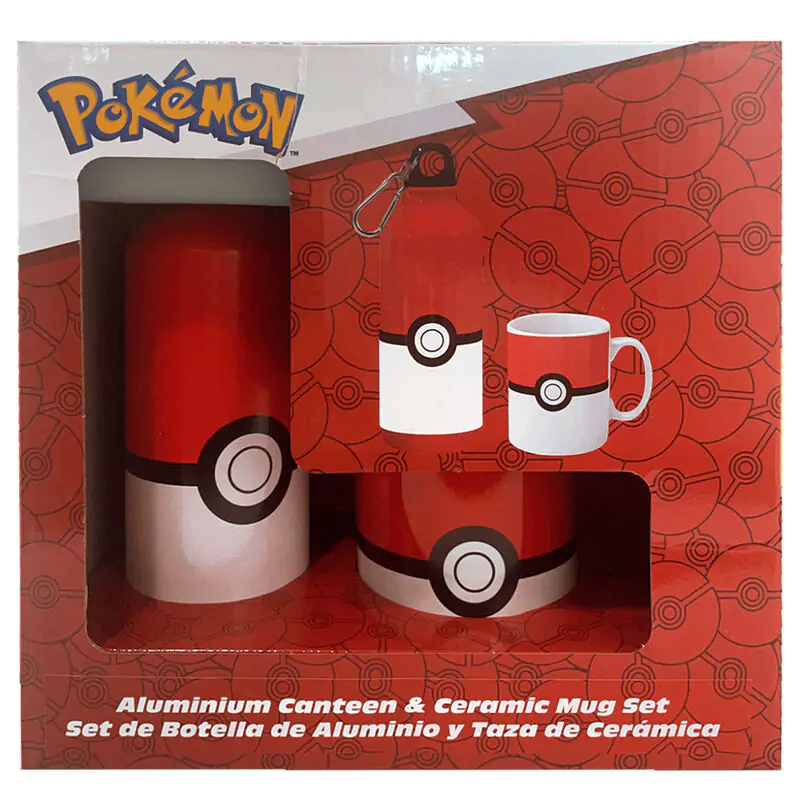 Pokemon skodelica + aluminijasta steklenica set fotografija izdelka