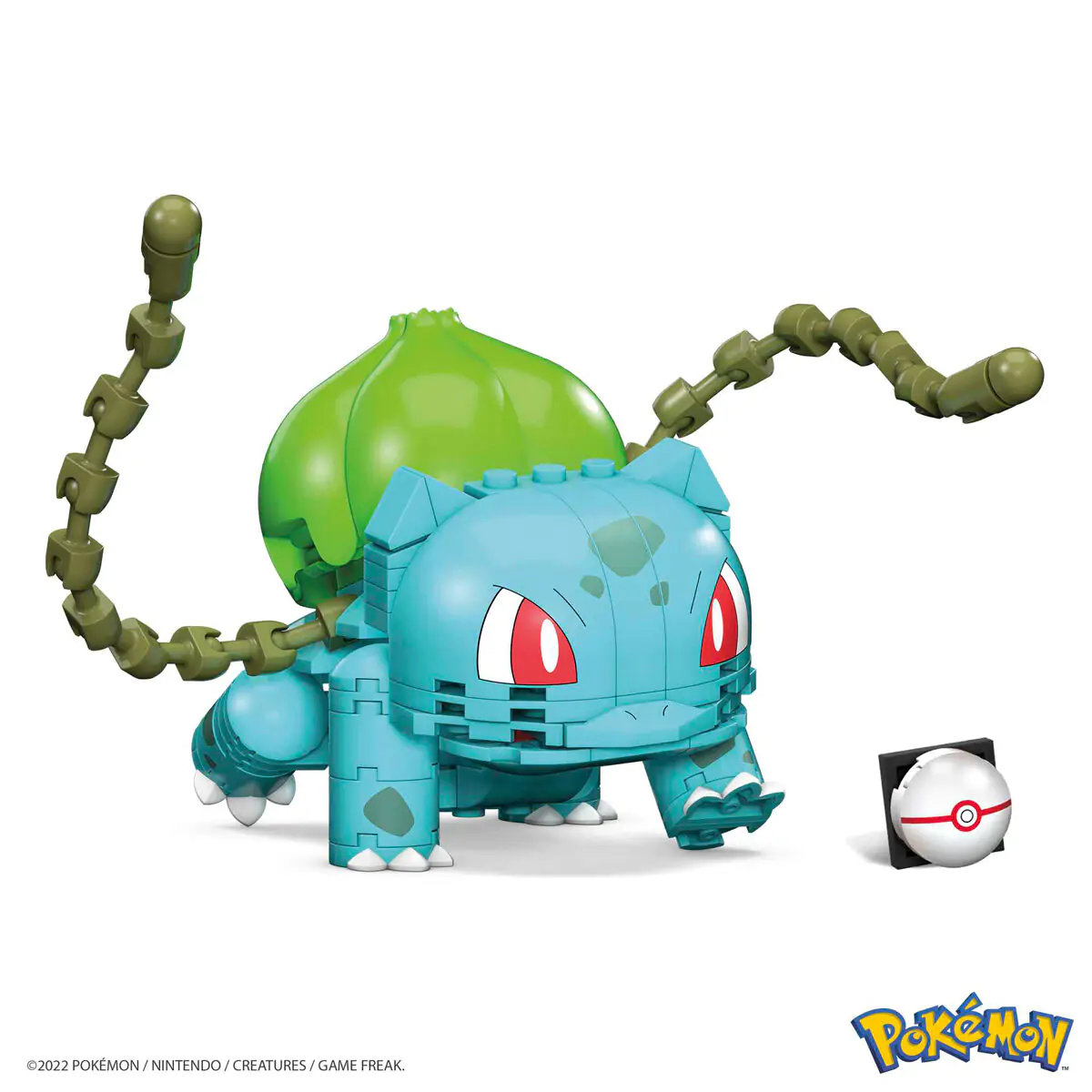 Pokémon Mega Construx Wonder Builders komplet za sestavljanje Bulbasaur 10 cm fotografija izdelka