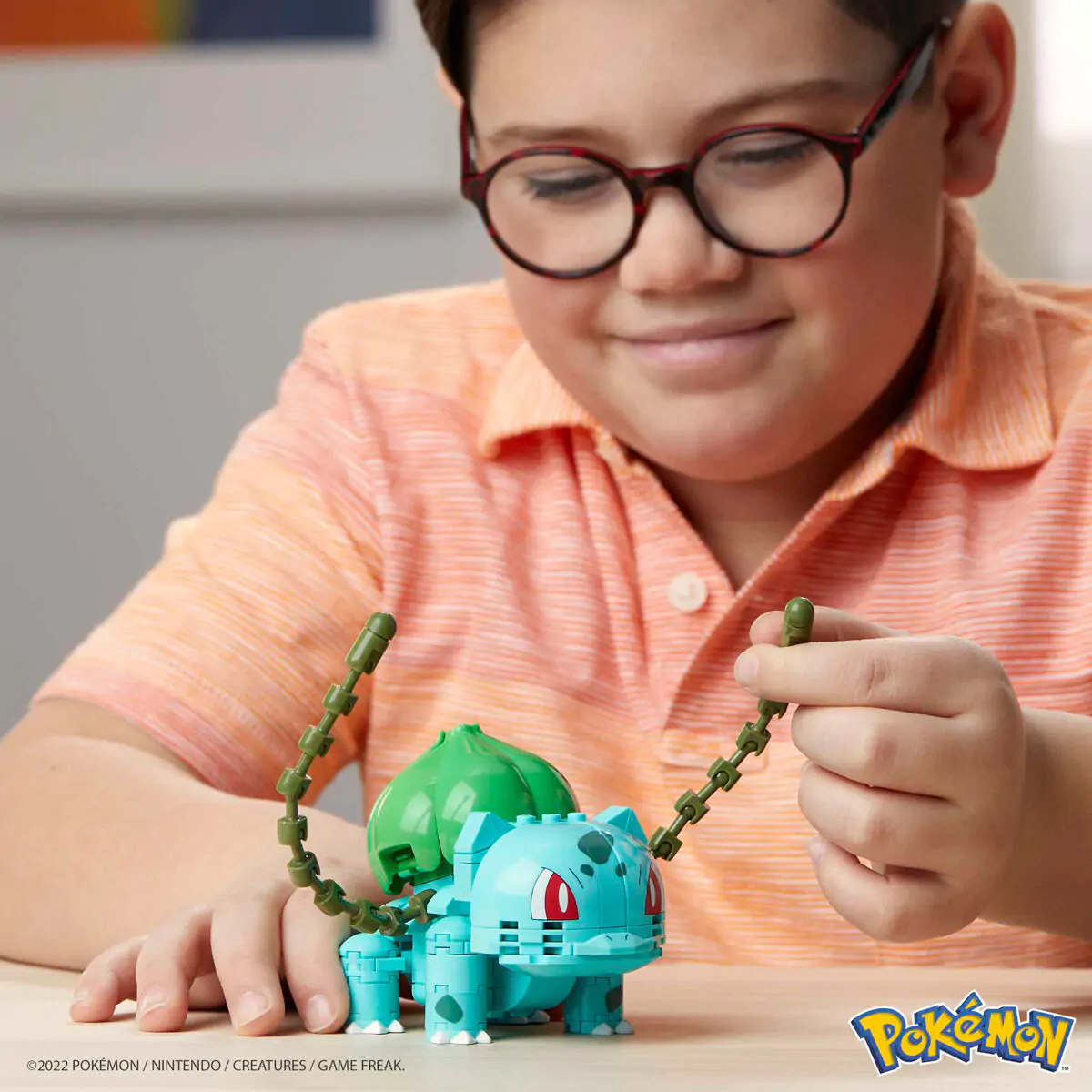 Pokémon Mega Construx Wonder Builders komplet za sestavljanje Bulbasaur 10 cm fotografija izdelka