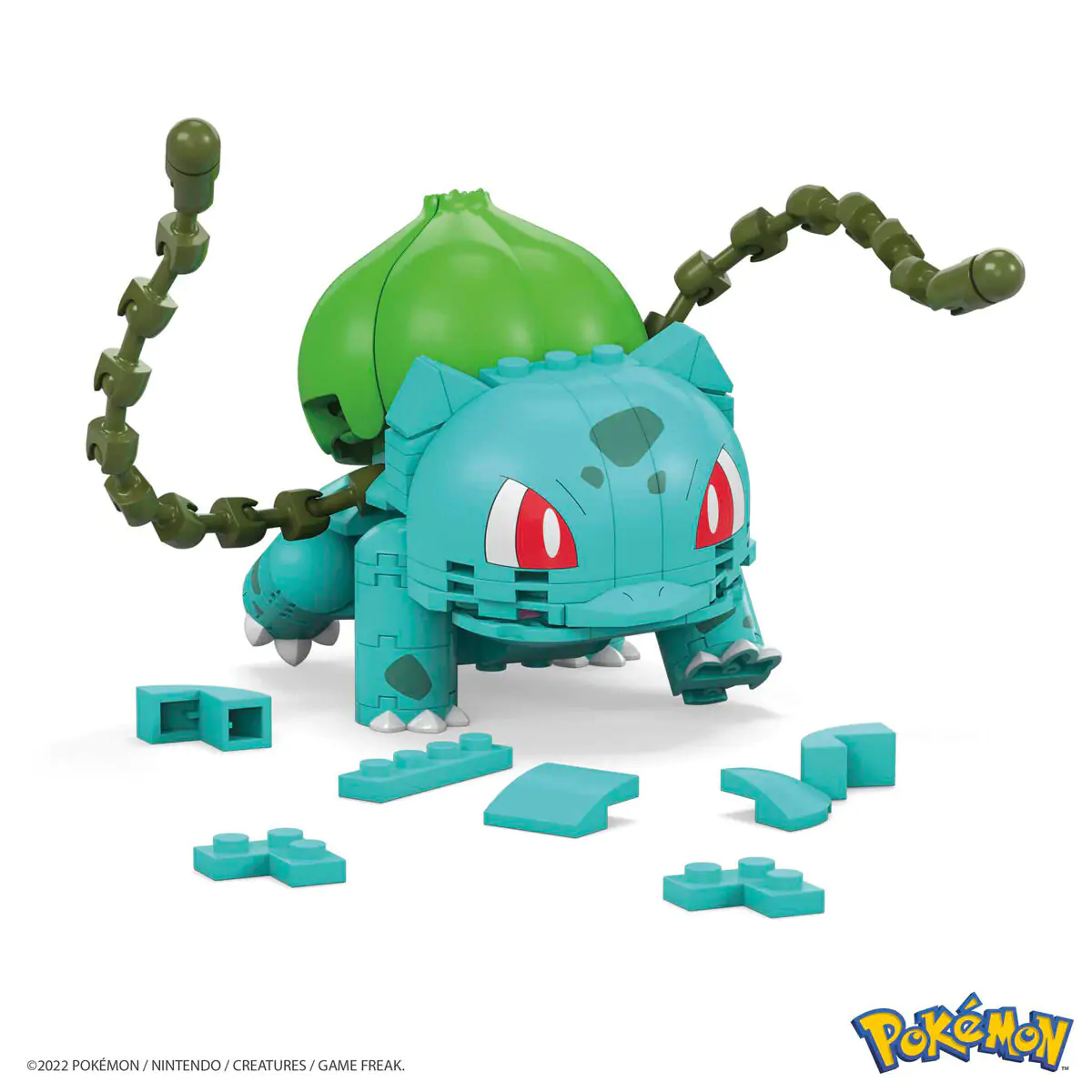 Pokémon Mega Construx Wonder Builders komplet za sestavljanje Bulbasaur 10 cm fotografija izdelka