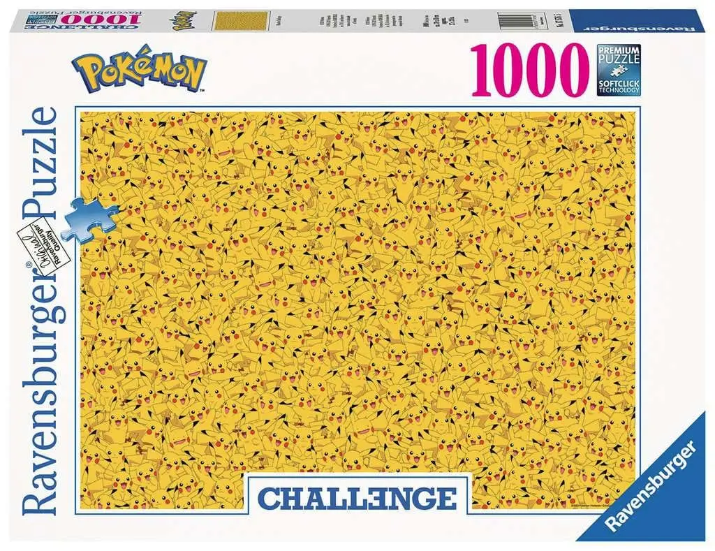 Pokémon Challenge sestavljanka Pikachu (1000 kosov) fotografija izdelka