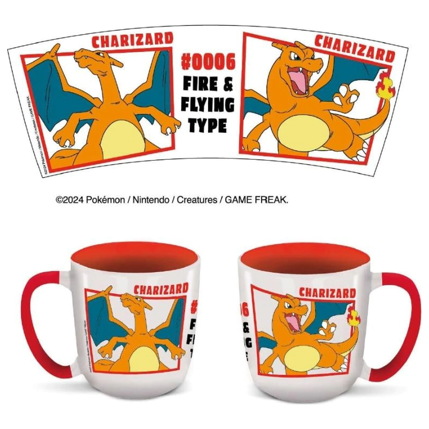 Pokémon Charizard Skodelica 384ml fotografija izdelka