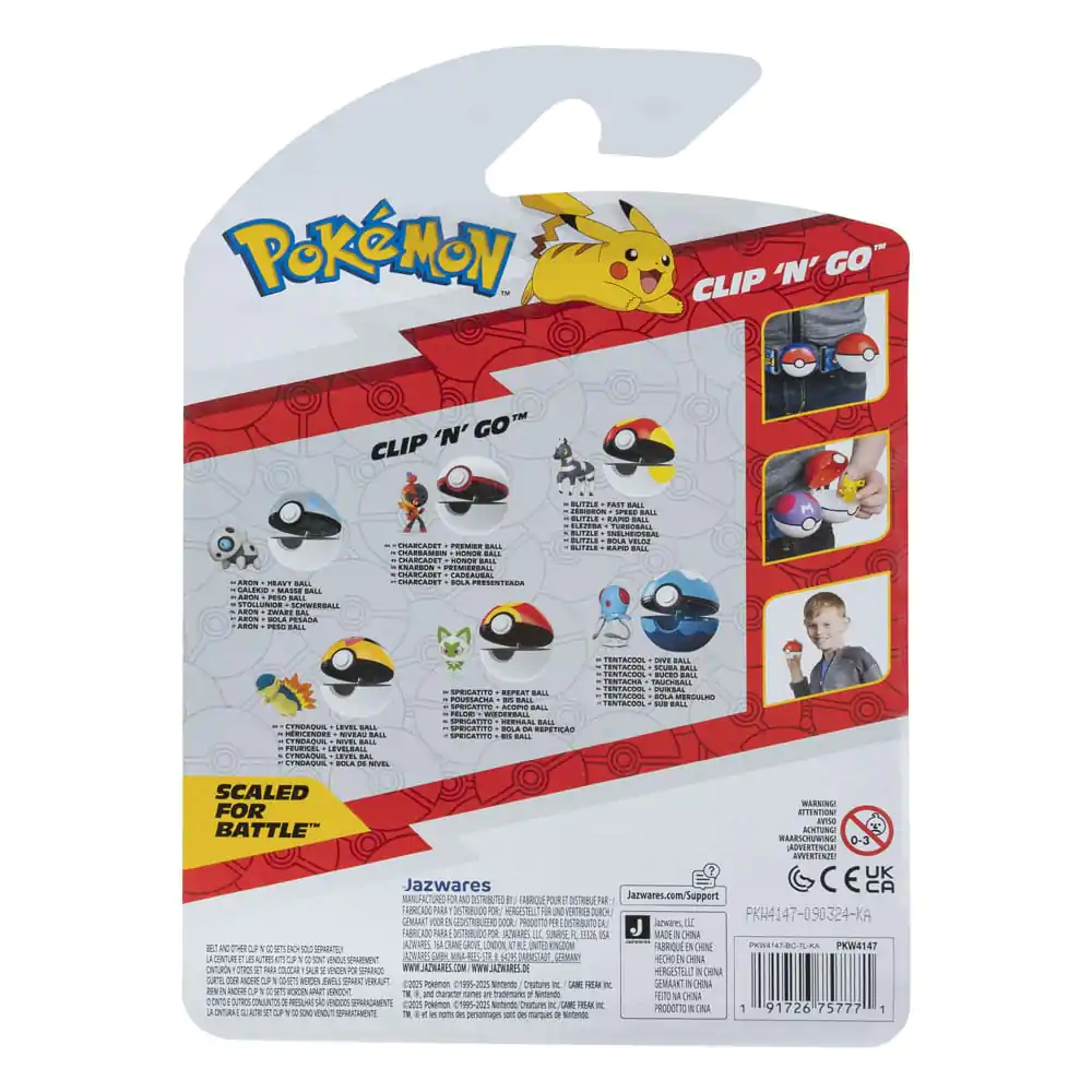 Pokémon Clip'n'Go Poké Žoge Aron & Heavy Ball fotografija izdelka