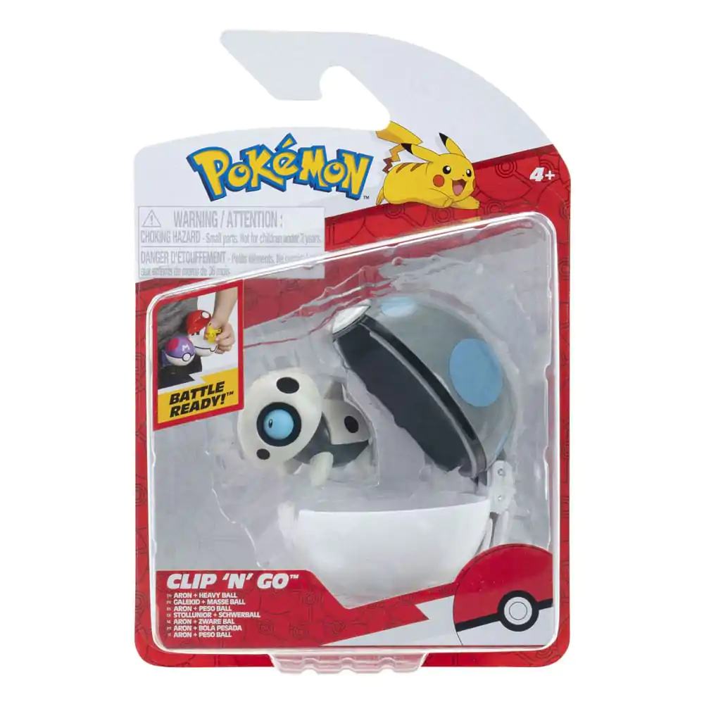 Pokémon Clip'n'Go Poké Žoge Aron & Heavy Ball fotografija izdelka