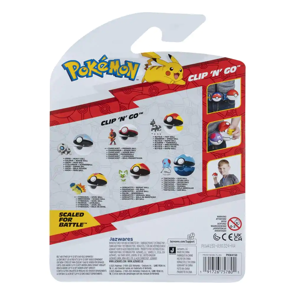 Pokémon Clip'n'Go Poké Žoge Blitzle & Hitra Žoga fotografija izdelka