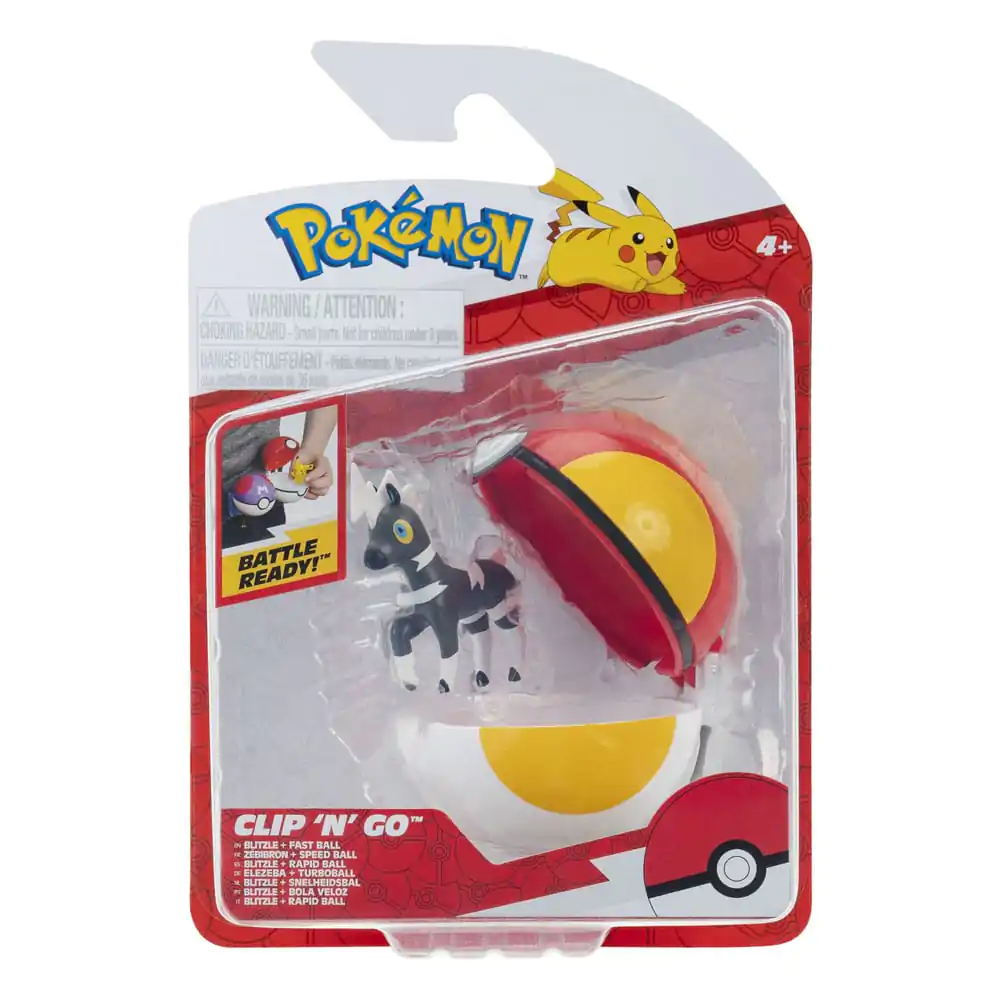 Pokémon Clip'n'Go Poké Žoge Blitzle & Hitra Žoga fotografija izdelka