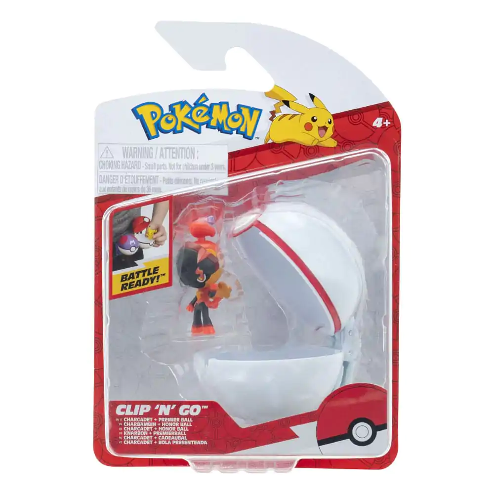 Pokémon Clip'n'Go Poké Žoge Charcadet & Premier Žoga fotografija izdelka