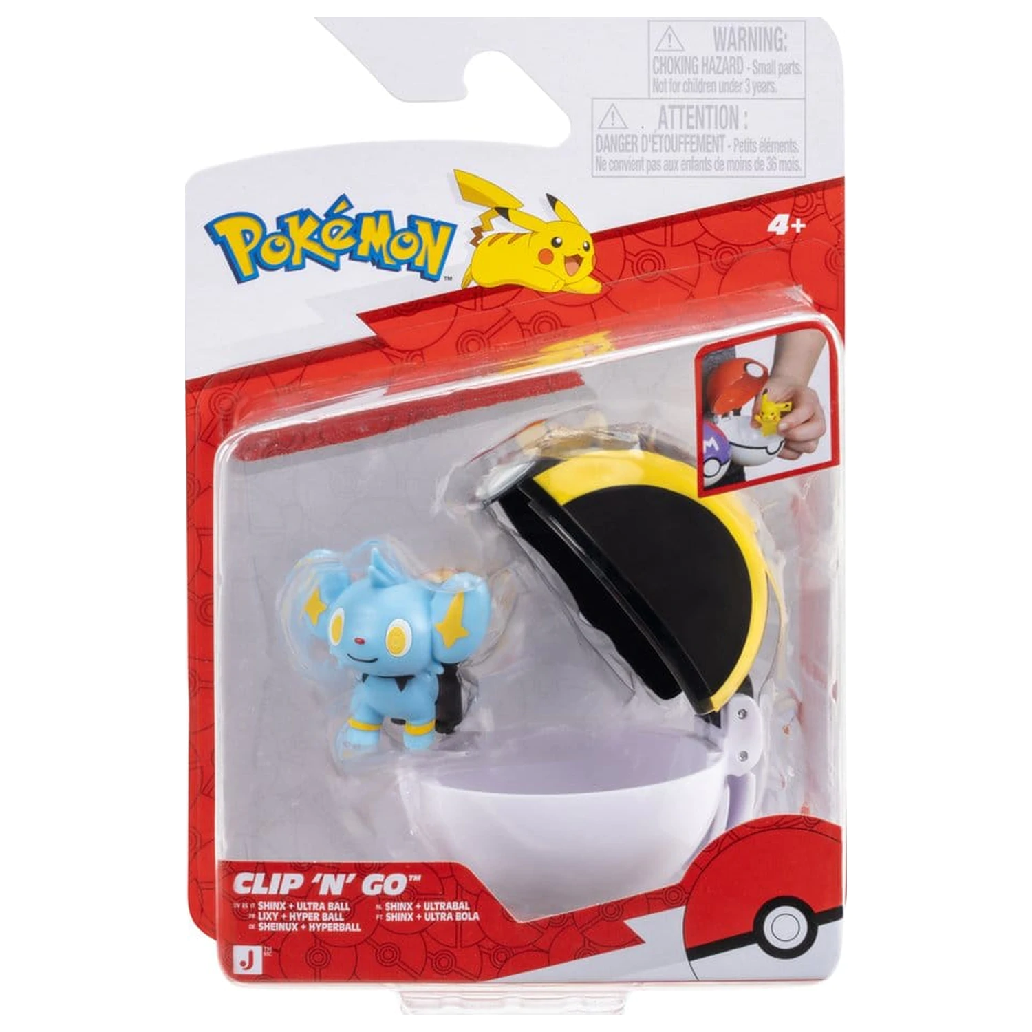 Pokémon Clip 'n' Go akcijska figura Shinx & Ultra Ball fotografija izdelka