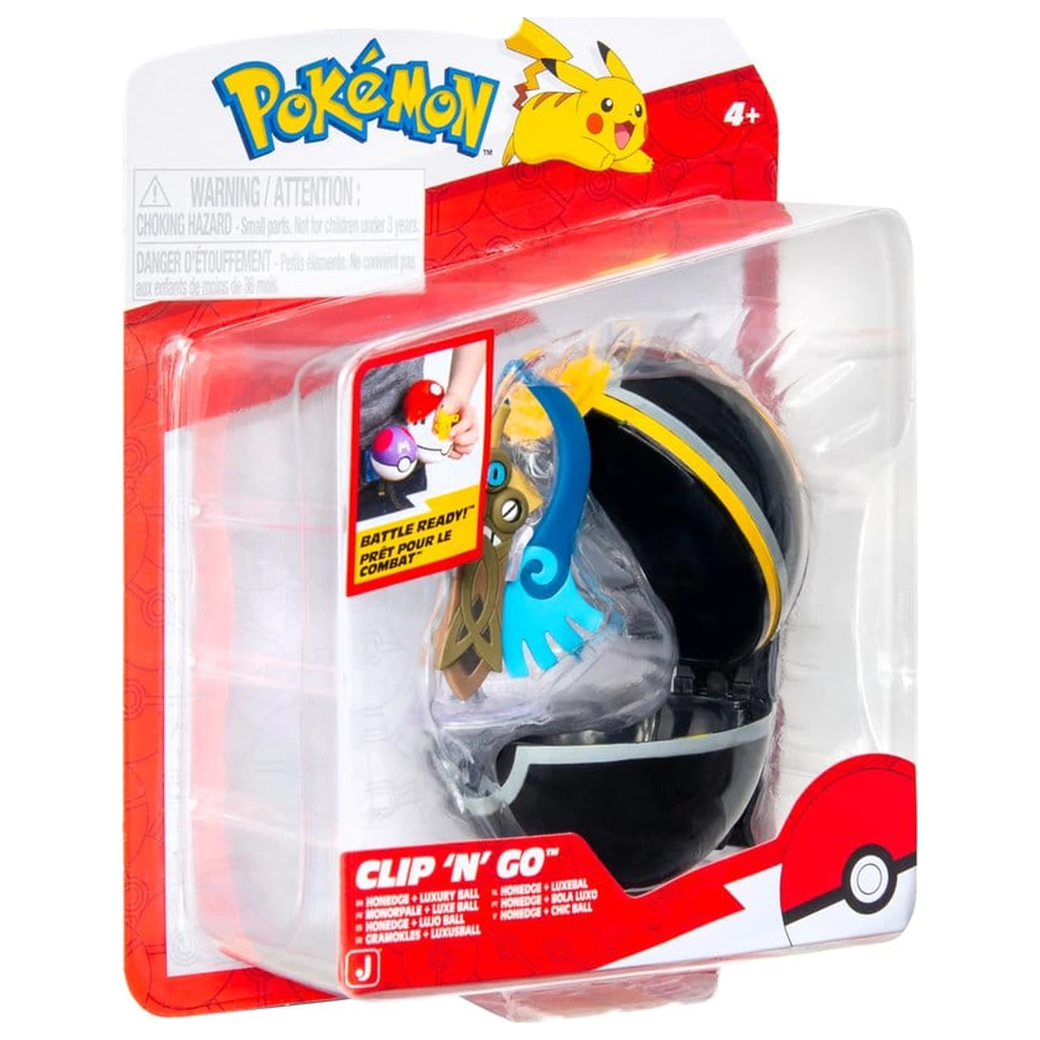 Pokémon Clip 'n' Go Akcijska figura Val 22 Honedge & Luxury Ball fotografija izdelka