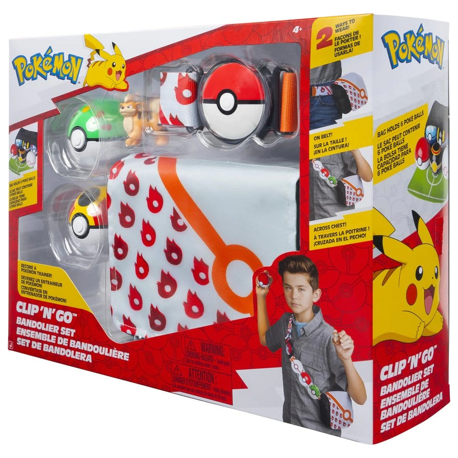 Pokémon Clip 'n' Go naramni set Growlithe fotografija izdelka