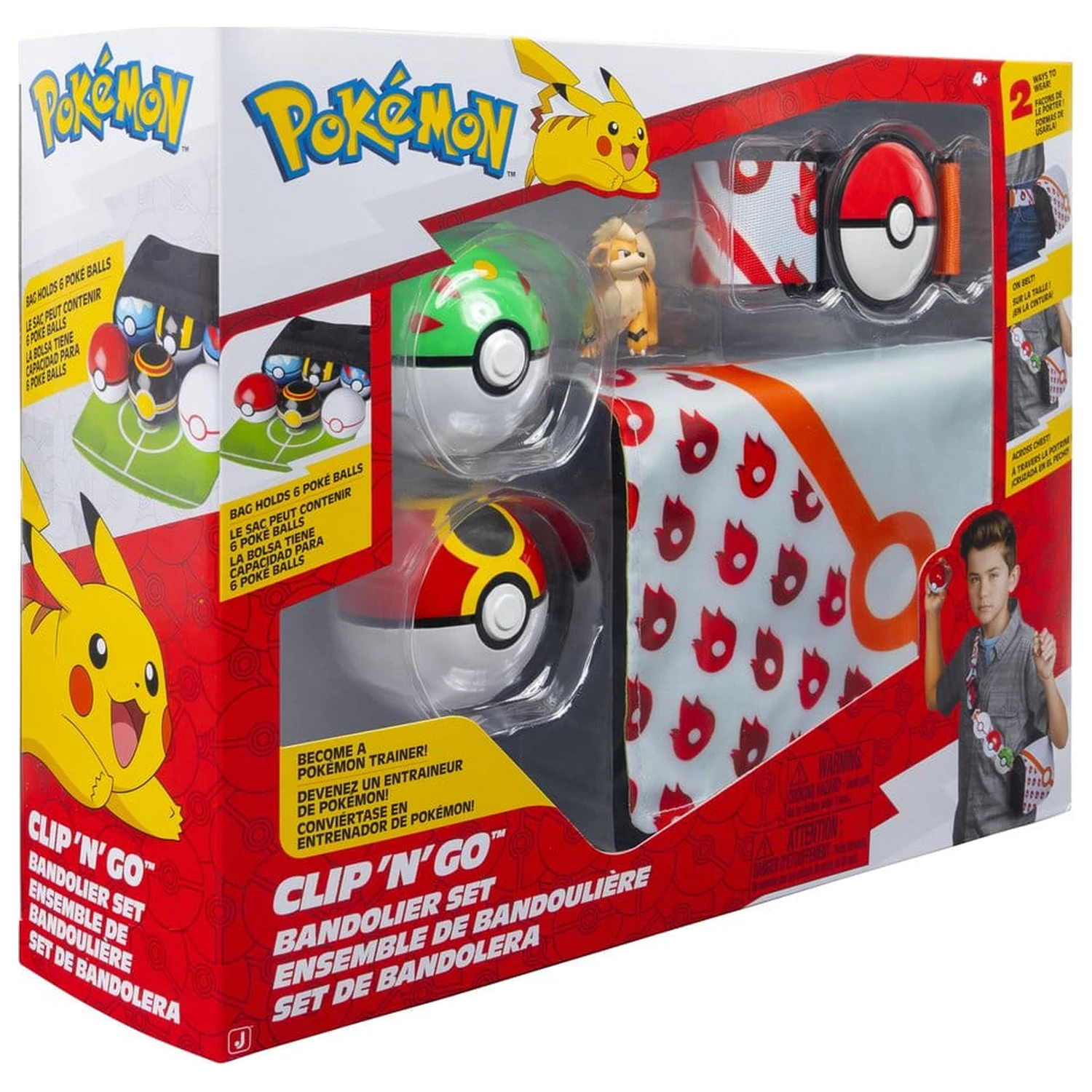 Pokémon Clip 'n' Go naramni set Growlithe fotografija izdelka