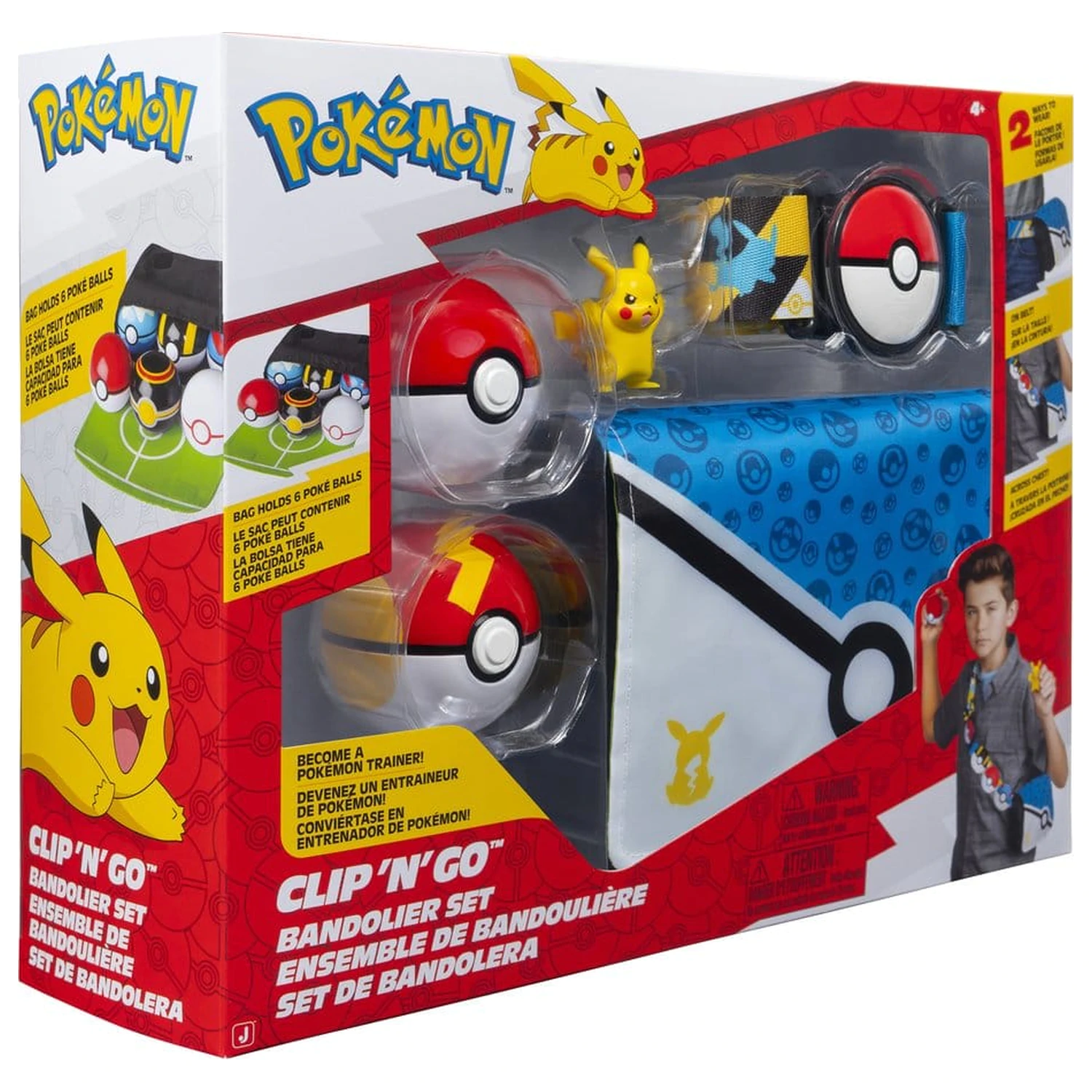 Pokémon Clip 'n' Go Bandolier Set Pikachu fotografija izdelka