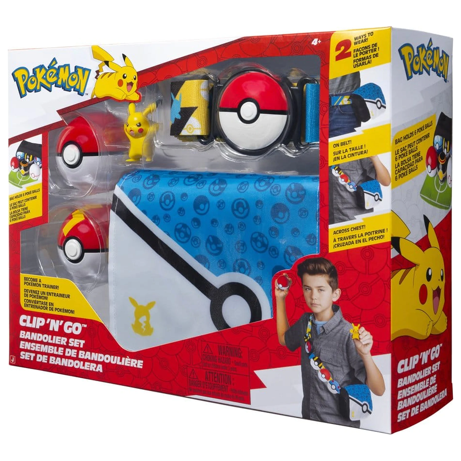 Pokémon Clip 'n' Go Bandolier Set Pikachu fotografija izdelka