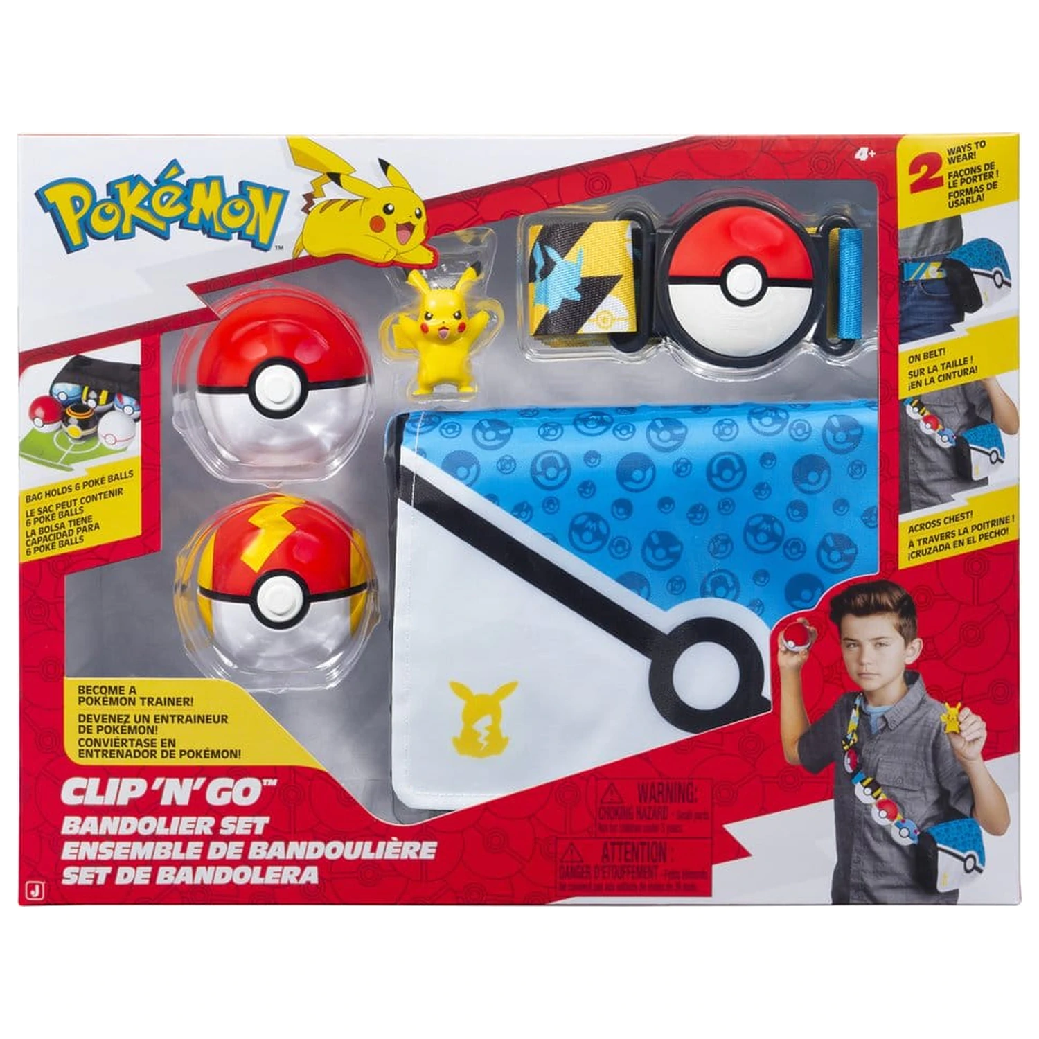 Pokémon Clip 'n' Go Bandolier Set Pikachu fotografija izdelka