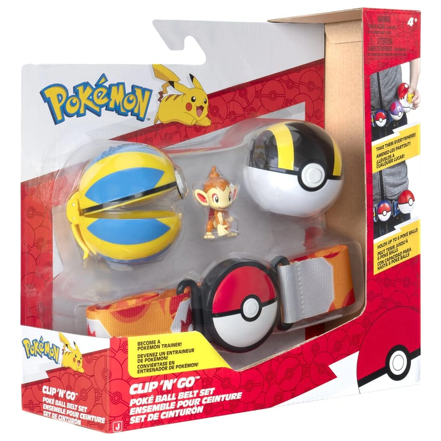 Pokémon Clip 'n' Go pas Set Chimchar fotografija izdelka