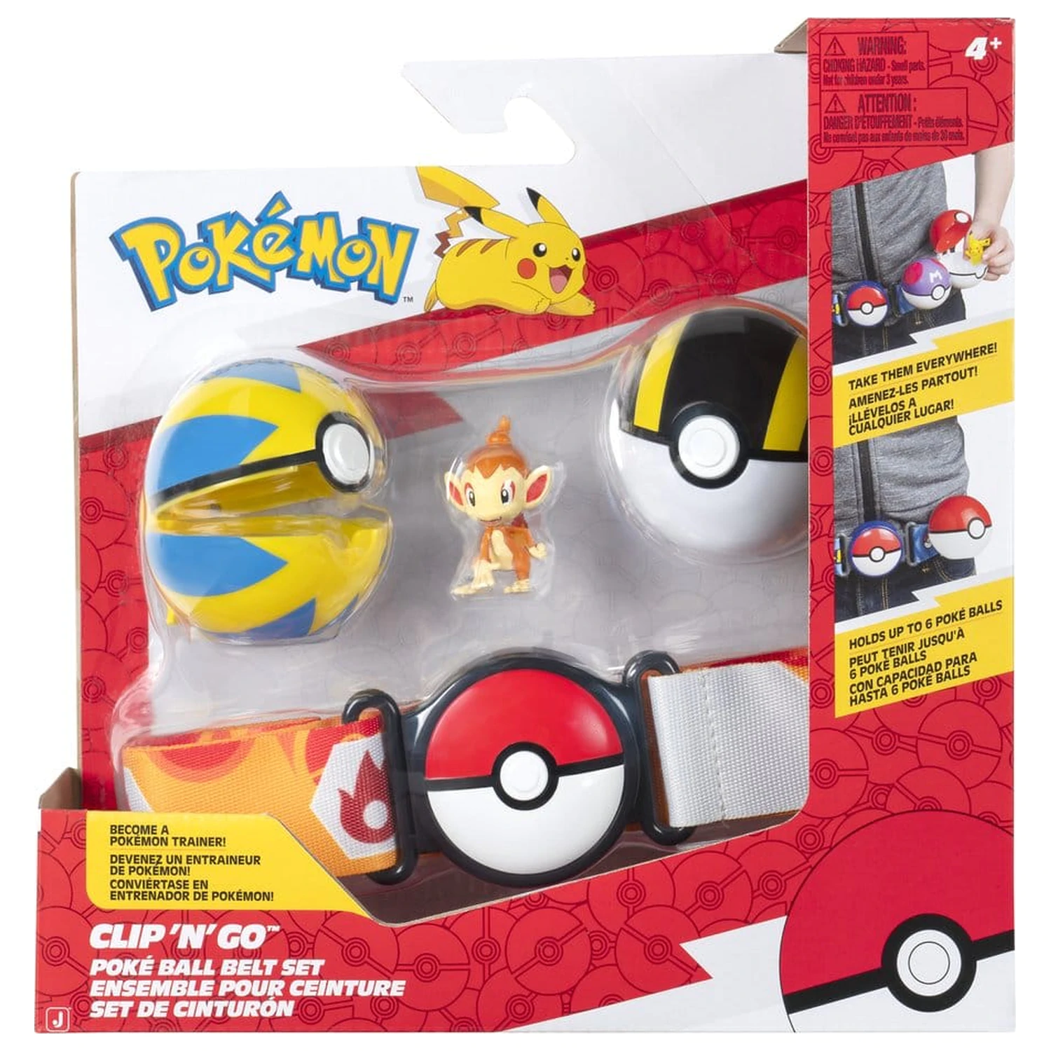 Pokémon Clip 'n' Go pas Set Chimchar fotografija izdelka