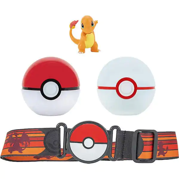 Pokémon Clip'n'Go Poké žoga Pas Set Poké žoga, Luxury žoga & Charmander fotografija izdelka