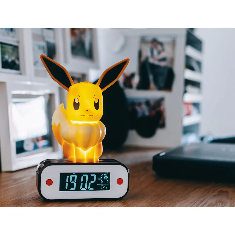 Pokémon Budilka z Lučko Evoli 22 cm fotografija izdelka