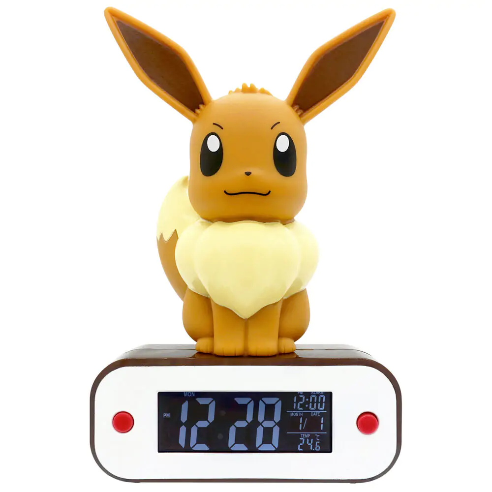 Pokémon Budilka z Lučko Evoli 22 cm fotografija izdelka