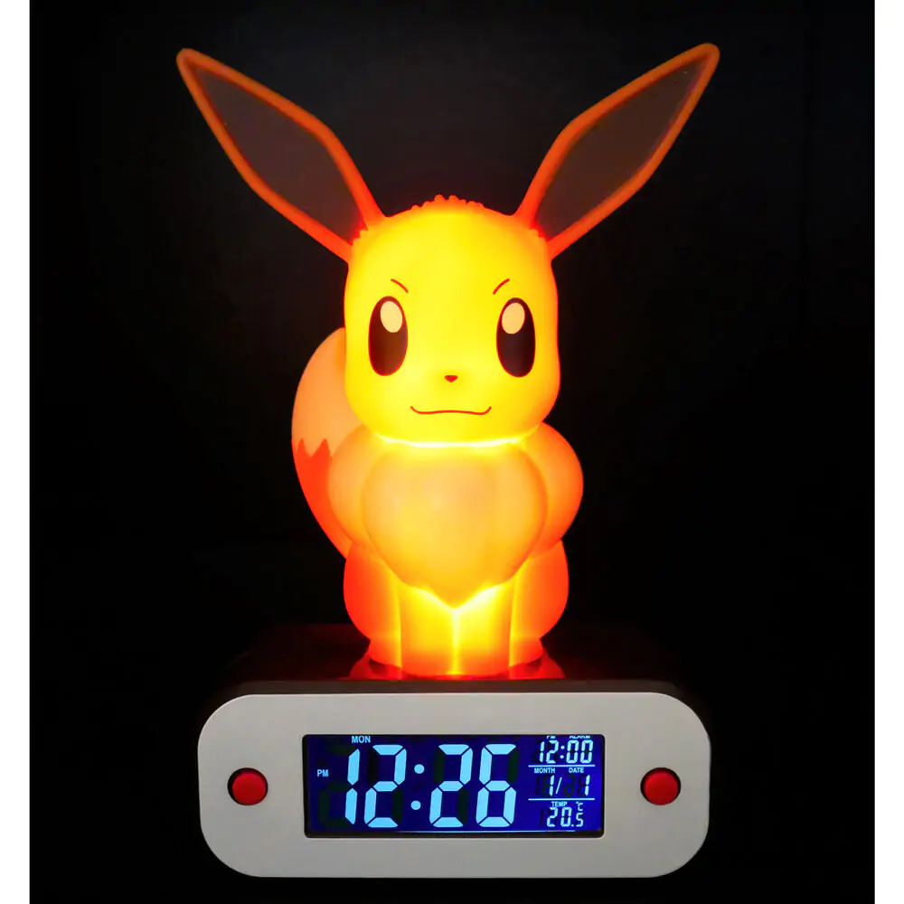 Pokémon Budilka z Lučko Evoli 22 cm fotografija izdelka