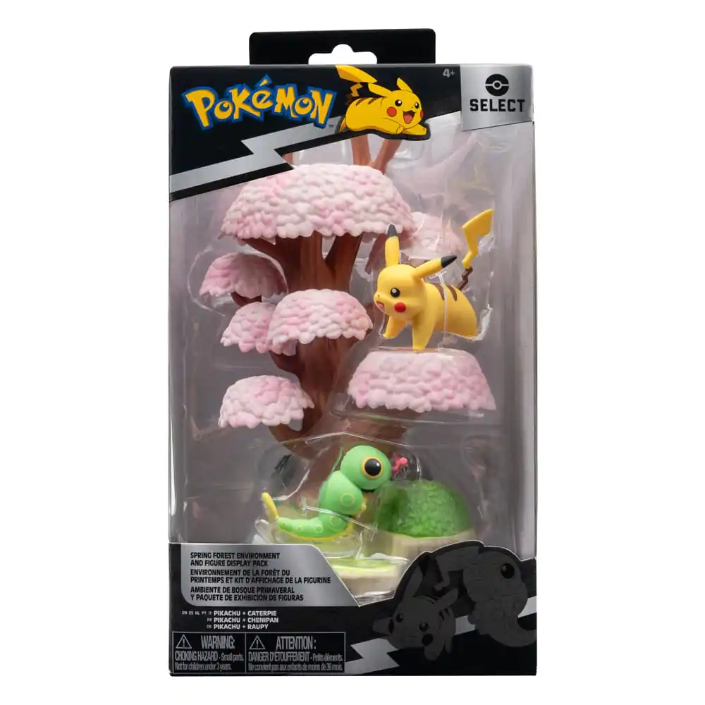 Pokémon Set okolja Pomladni gozd & Caterpie & Pikachu fotografija izdelka