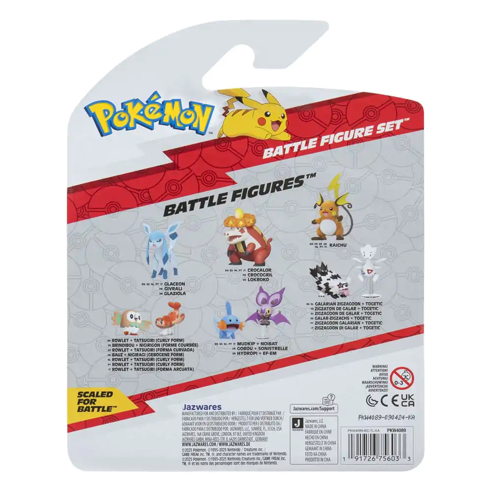 Pokémon First Partner Battle Figure Set Set figuric 3-Pack Torkoal, Axew & Frogadier fotografija izdelka