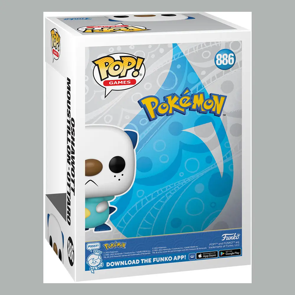 Pokemon POP! Games Vinyl Figurica Oshawott (EMEA) 9 cm fotografija izdelka