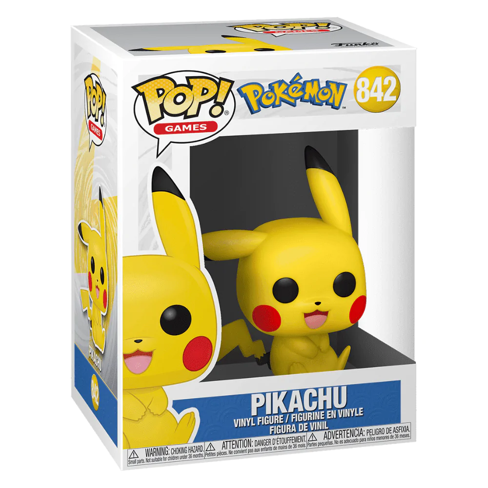 Pokémon Funko POP! Games Vinyl Figura Pikachu Sitting 9 cm fotografija izdelka