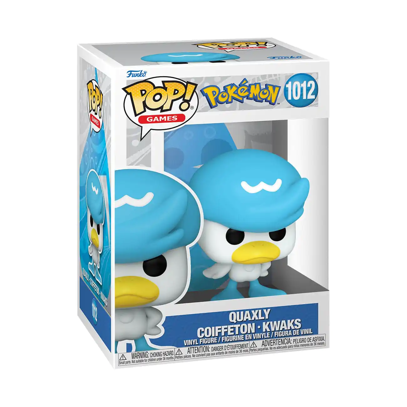 Pokemon Funko POP! Games Vinil Figura Quaxly(EMEA) 9 cm fotografija izdelka