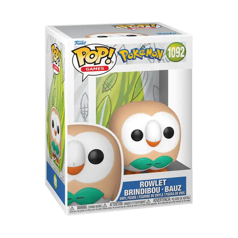 Pokemon Funko POP! Games Vinilna figura Rowlet 9 cm fotografija izdelka