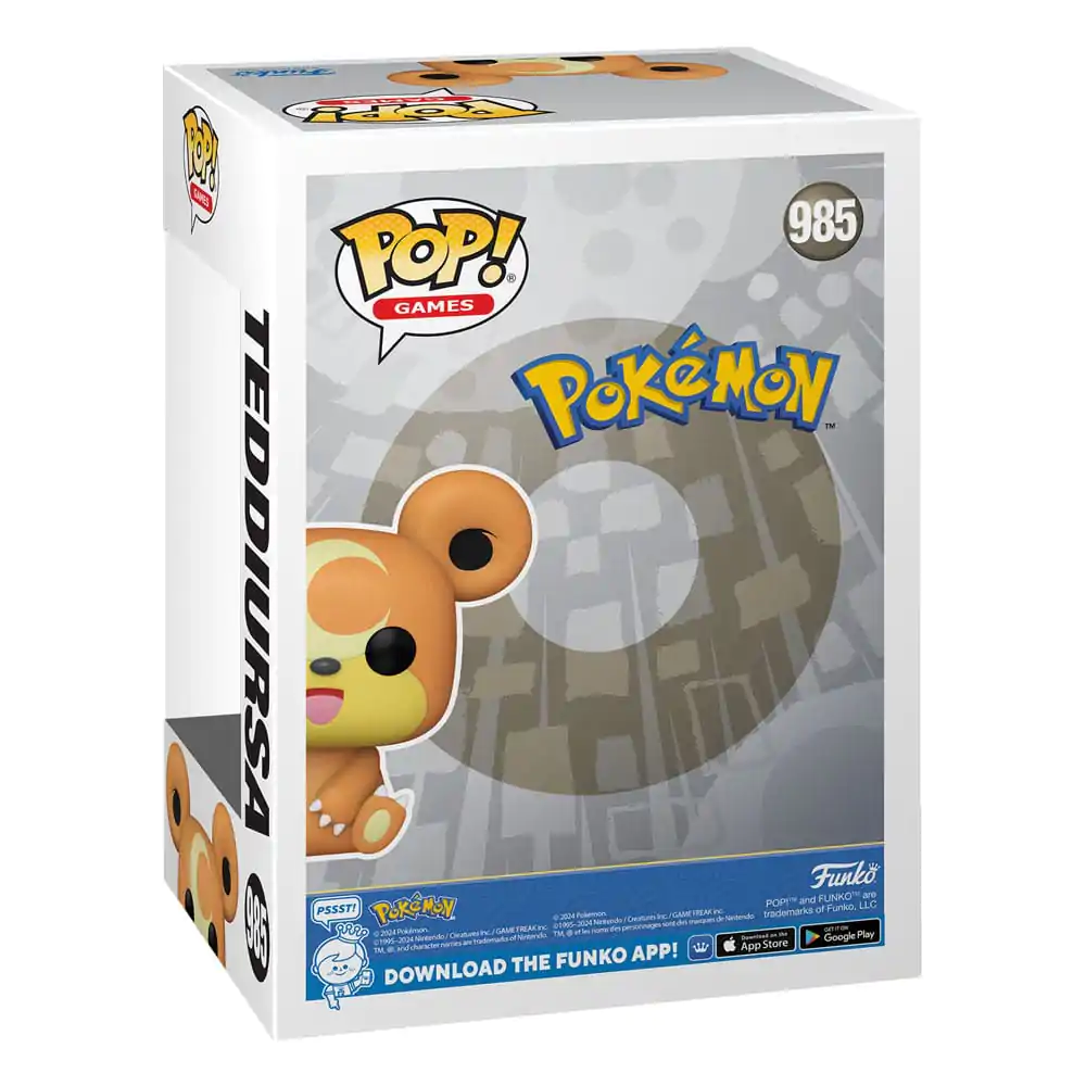 Pokemon Funko POP! Games Vinil Figurica Teddiursa(EMEA) 9 cm fotografija izdelka