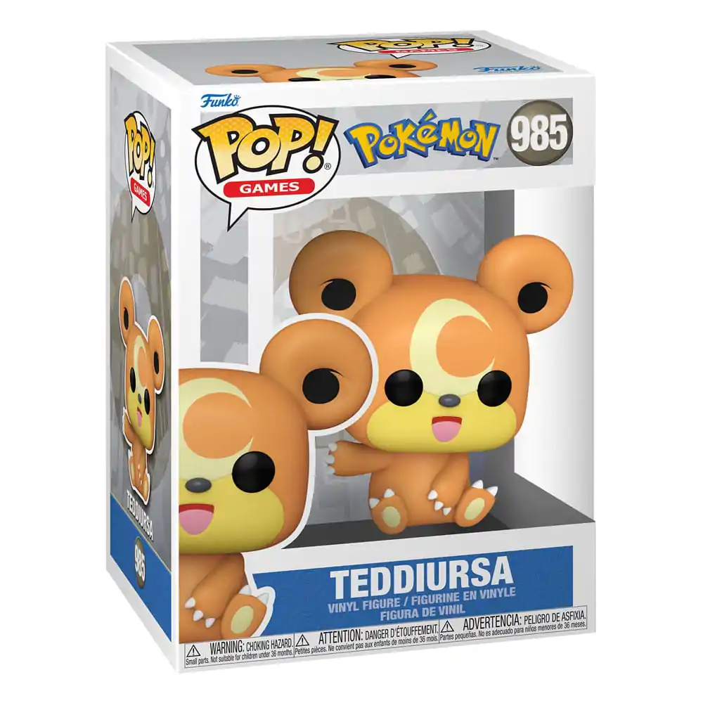 Pokemon Funko POP! Games Vinil Figurica Teddiursa(EMEA) 9 cm fotografija izdelka