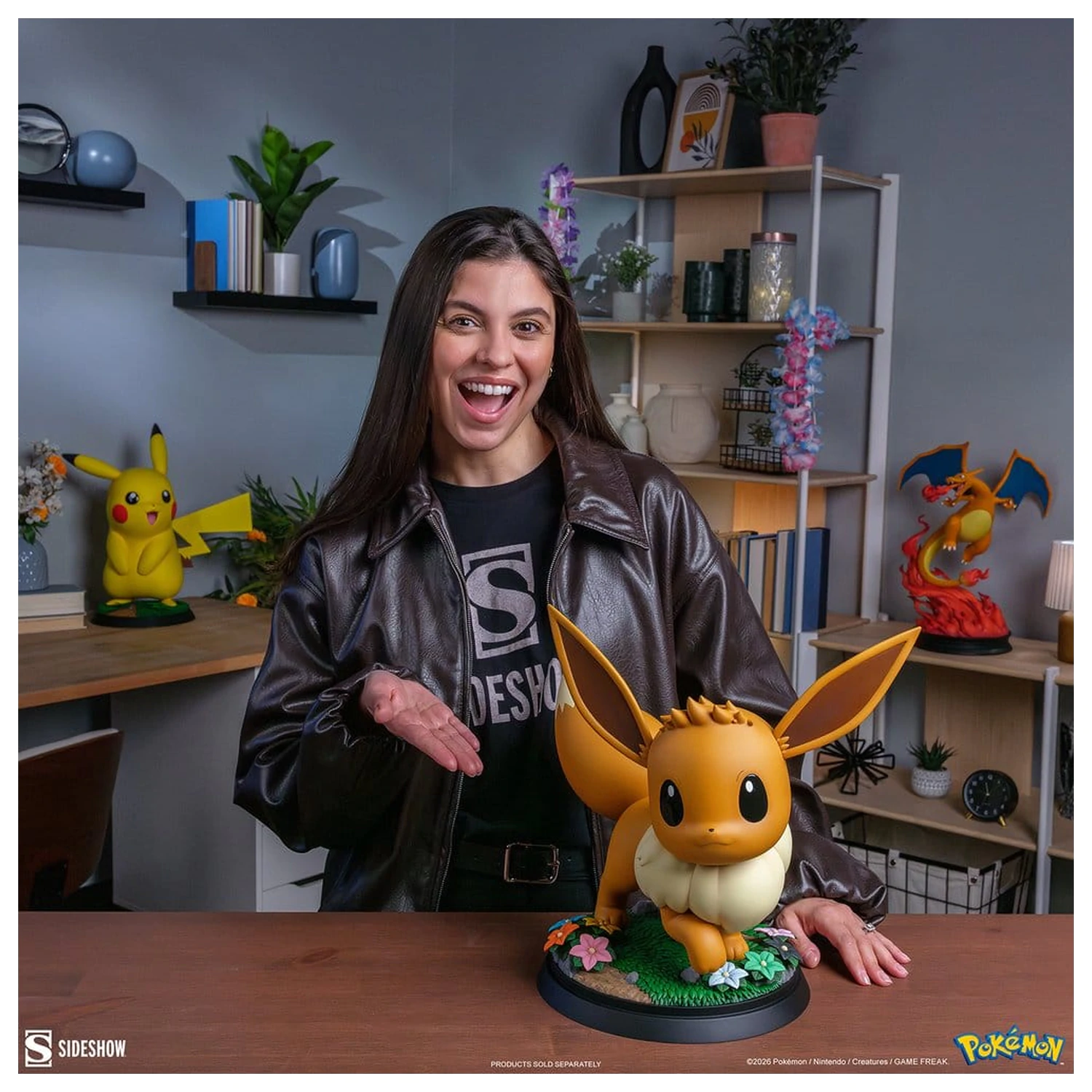 Pokémon figura v naravni velikosti Eevee 34 cm fotografija izdelka