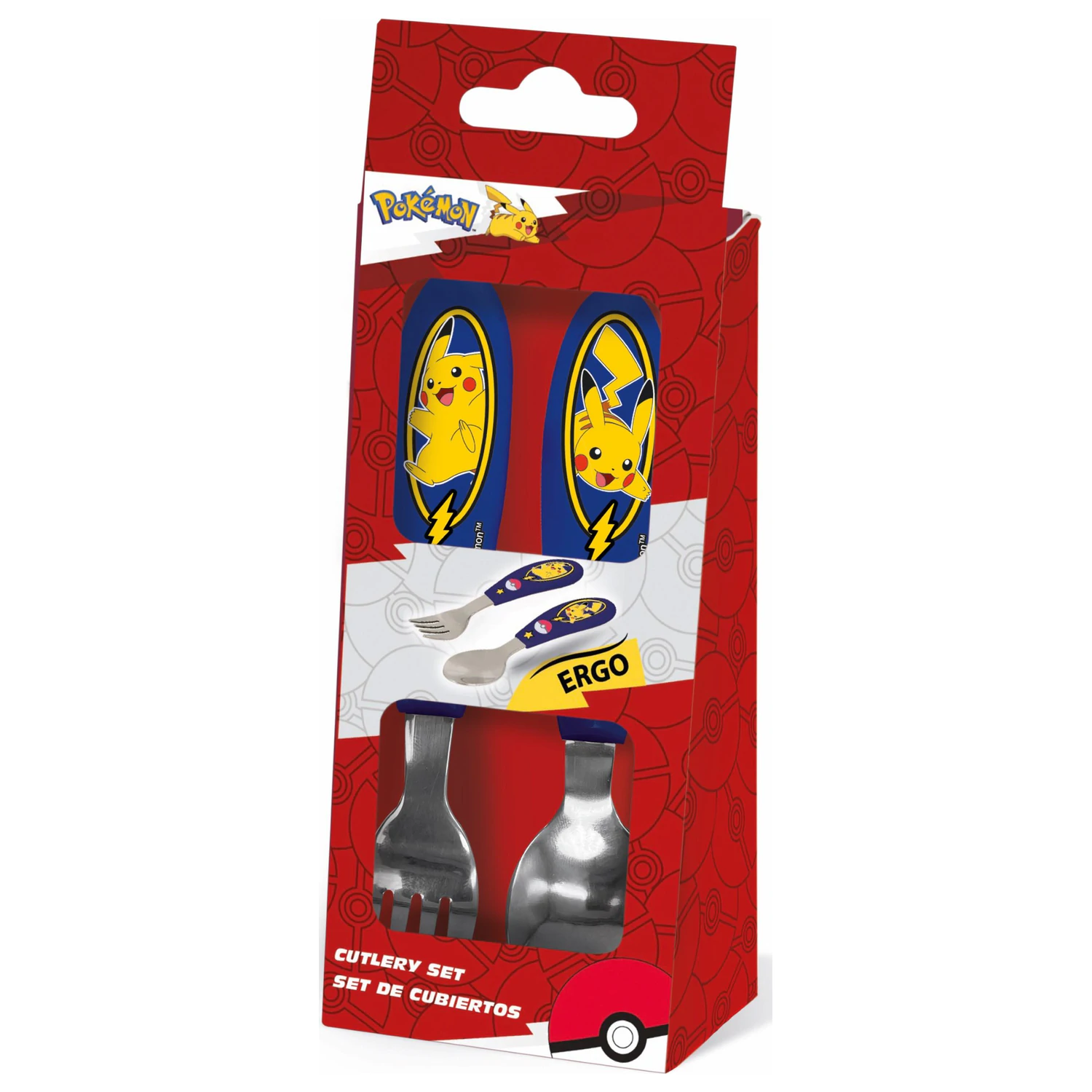 Pokemon Lightning Metal Ergonomski Set jedilnega pribora – 2 kosa fotografija izdelka