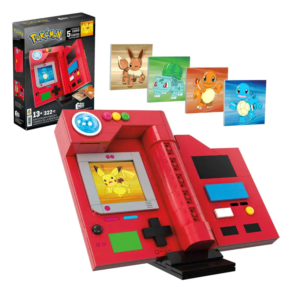 Pokémon MEGA gradbeni komplet Kanto regija Pokédex fotografija izdelka