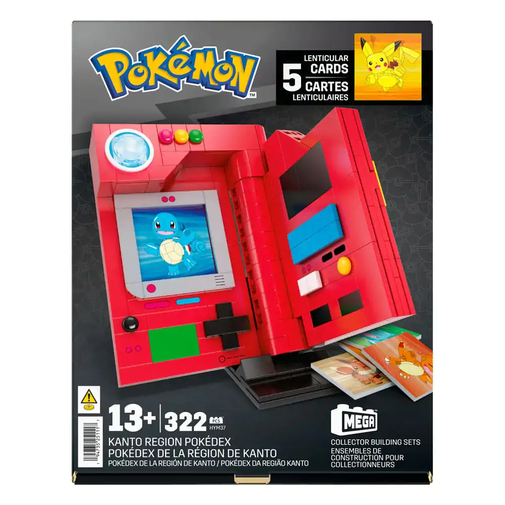 Pokémon MEGA gradbeni komplet Kanto regija Pokédex fotografija izdelka