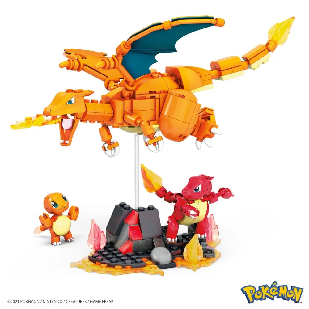 Pokémon Mega Construx gradbeni set komplet za evolucijo Charmanderja fotografija izdelka