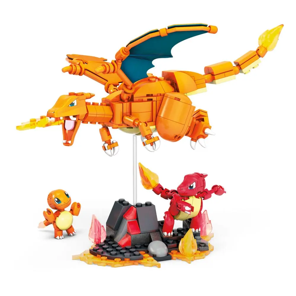 Pokémon Mega Construx gradbeni set komplet za evolucijo Charmanderja fotografija izdelka