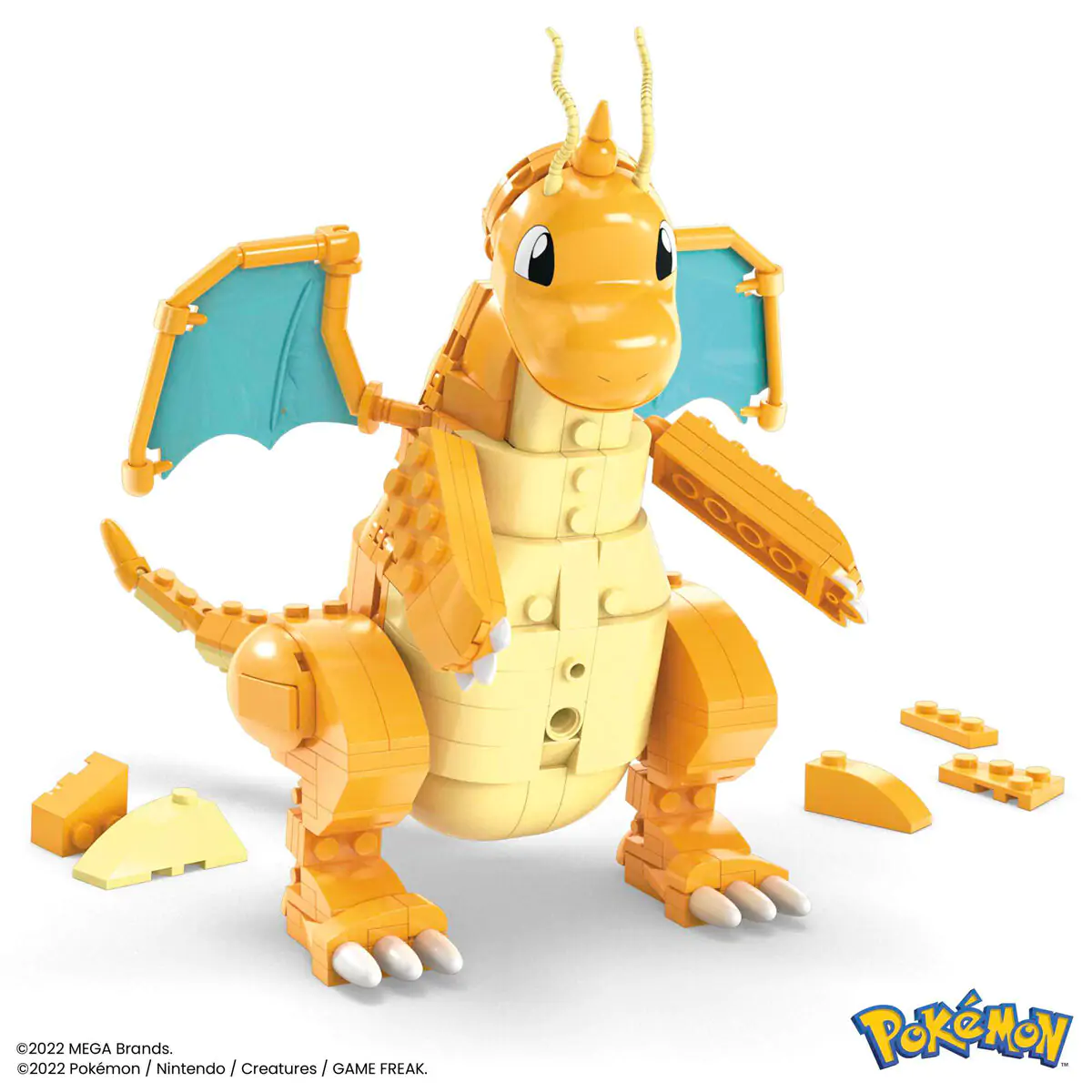 Pokémon Mega Construx gradbeni set Dragonite 19 cm fotografija izdelka