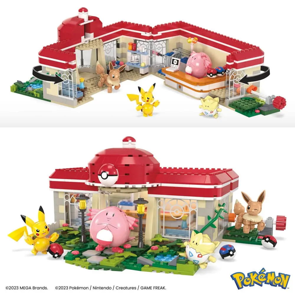 Pokémon Mega Construx gradbeni set Gozdni Pokémon Center fotografija izdelka