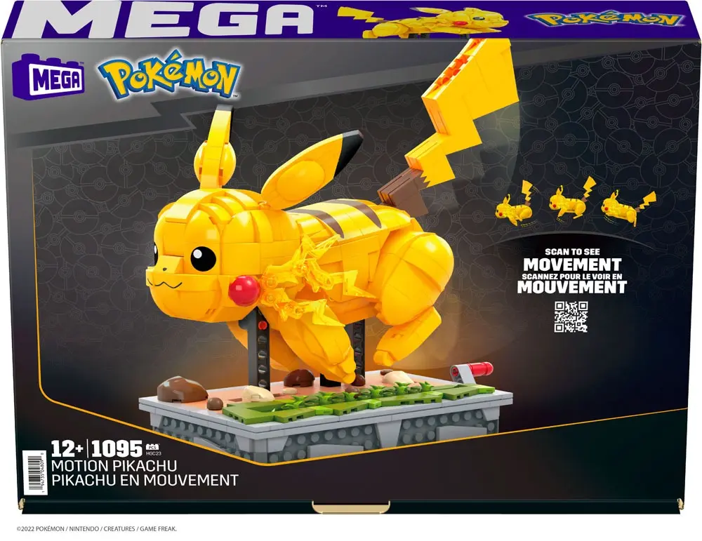 Pokémon Mega Construx gradbeni set Motion Pikachu fotografija izdelka